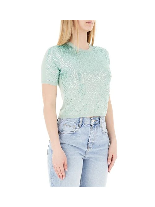 Vicolo t-shirt con paillettes VICOLO | 22027DACQUA